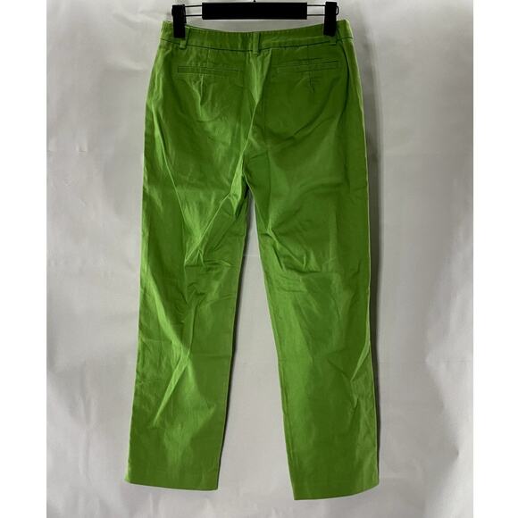 SJSJ Women's Bright Green Straight-Leg Dress Pants SZ M - Picture 2 of 6